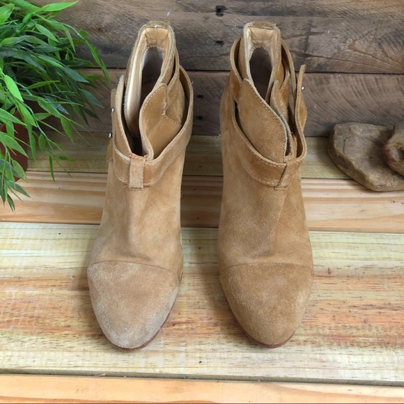 rag & bone Harrow suede stacked heel ankle boot - Picture 2 of 7